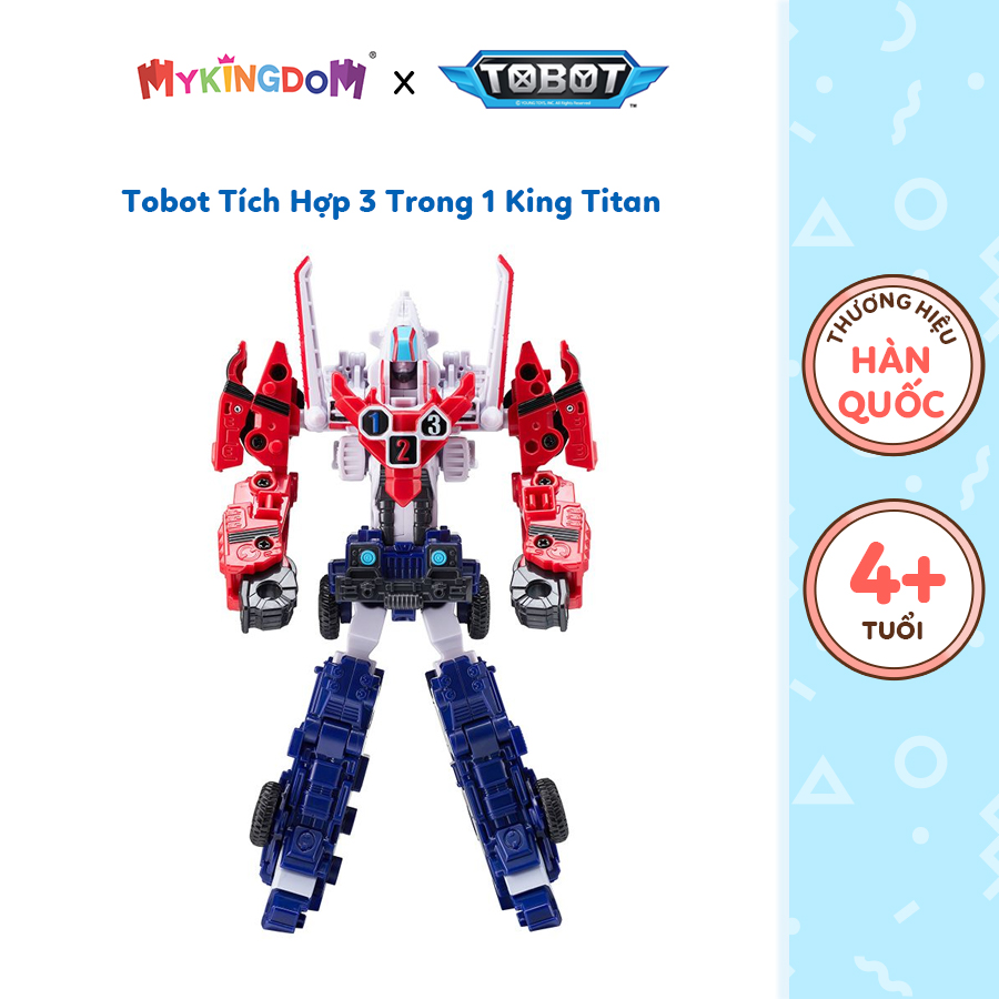 Đồ Chơi Tobot Tích Hợp 3 Trong 1 King Titan TOBOT 301144