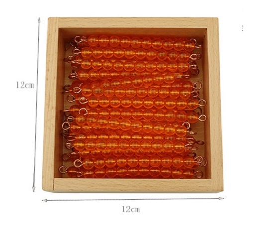 45 chuỗi hạt cườm vàng - 45 Golden bead bars of ten