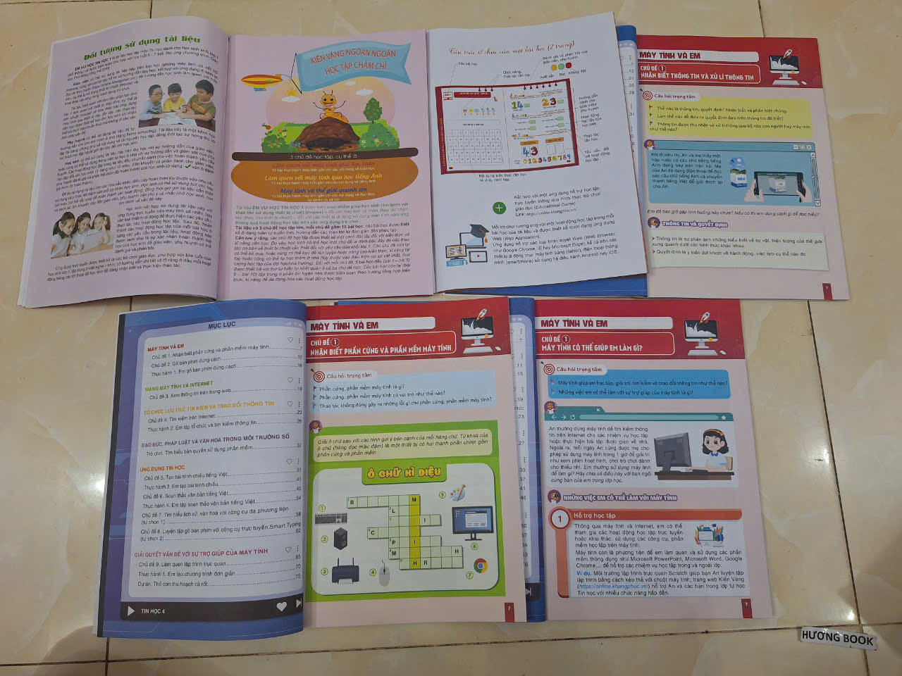 Sách - Em vui học tin học 1,2,3,4,5 - Bản mới nhất (KP)