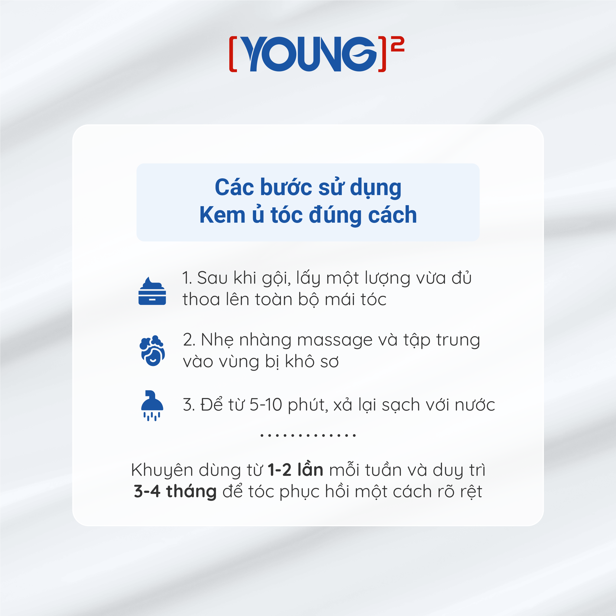 Kem hấp dầu YOUNG phục hồi và dưỡng tóc 500gr