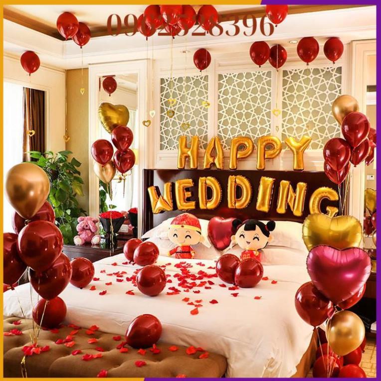 Set bóng trang trí phòng cưới PC007 HOT năm 2020