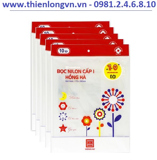 Lốc 5 tập bọc vở cấp I Hồng Hà 3245