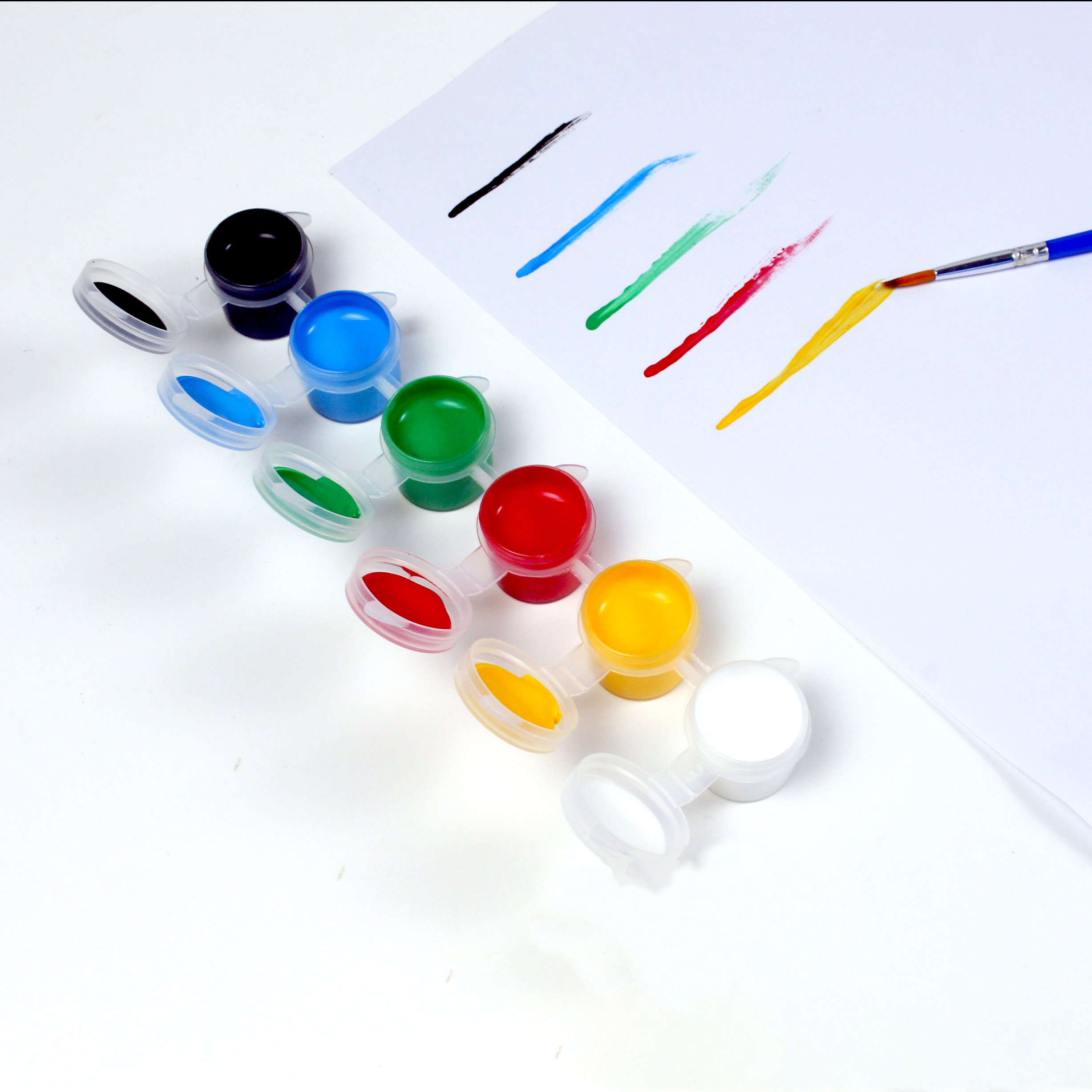 Bộ 6/12/24 màu Acrylic , kèm cọ vẽ STACOM/ POS05_24A