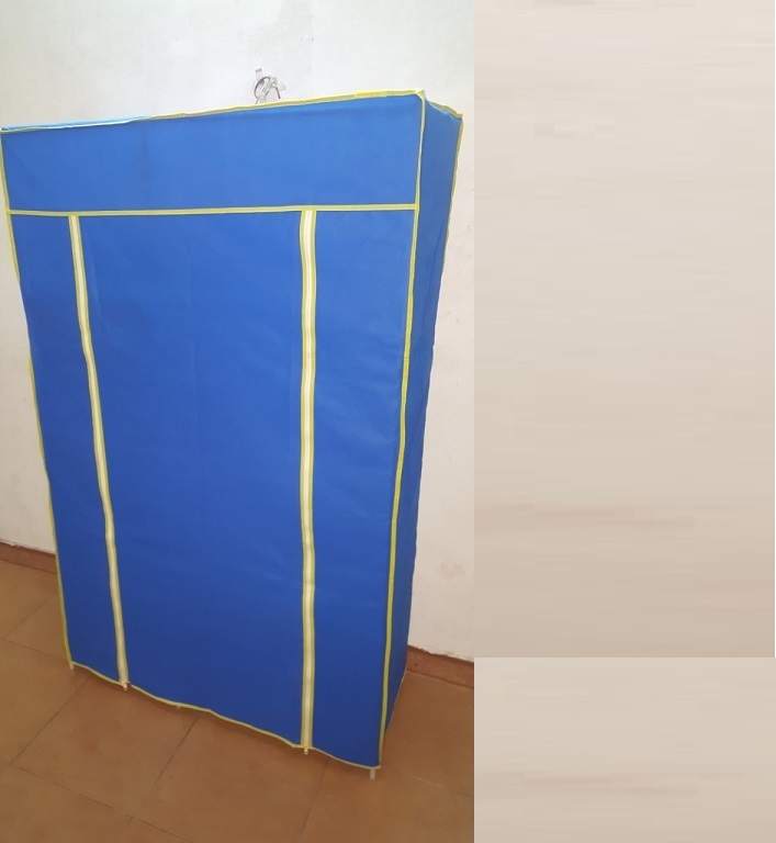 Tủ Vải Quần Áo 3 Buồng 8 Ngăn khung sắt mạ kẽm –Hàng 100% Việt Nam Sản xuất