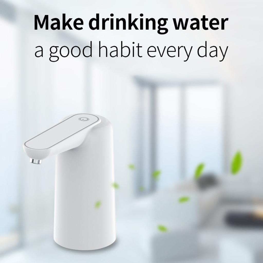 Electric Water Bottle Pump, Gallon Water Dispenser, Automatic Barreled Water Pump USB Portable Home, Easy to Install