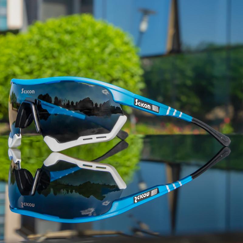 SCICON Kính Phân Cực Kính Mát Xe Đạp UV400 Nam Nữ Câu Cá Thể Thao Ngoài Trời Đi Xe Đạp Kính Đường MTB Xe Đạp Kính Mắt 1 Ống Kính Color: Polarized-27 Lenses Color: 1lens no box