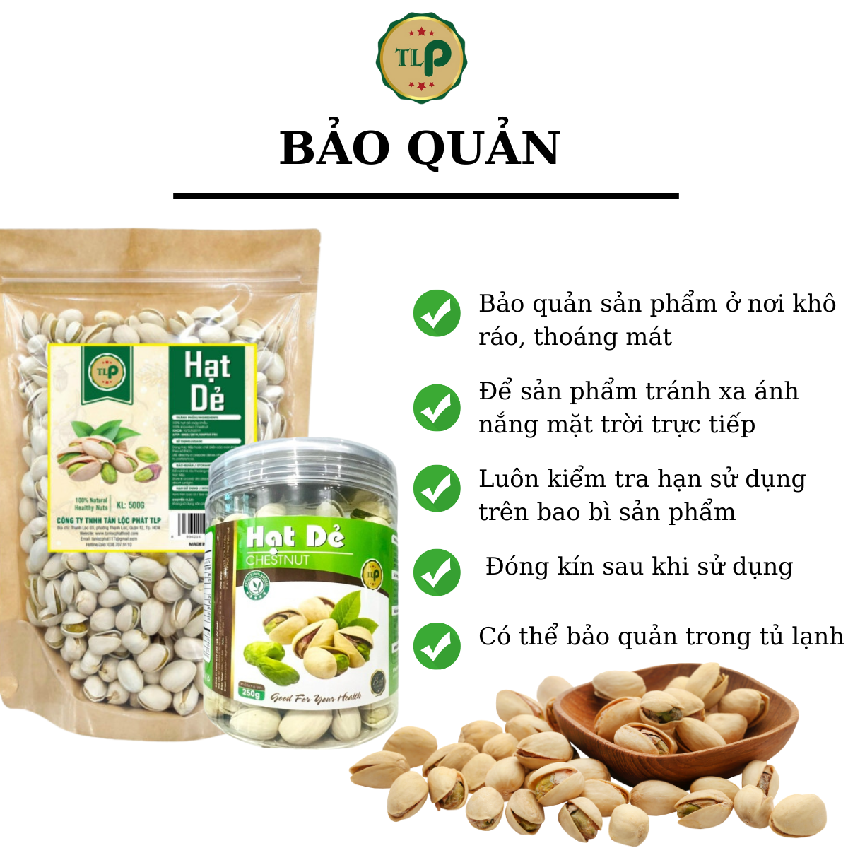 HẠT DẺ CƯỜI TÂN LỘC PHÁT - BỊCH 500G