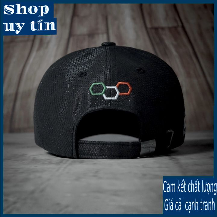[ Miễn ship / giảm giá ] MŨ NÓN LƯỠI TRAI NAM NỮ LAM.BOR.GHI.NI BÒ TÓT CAO CẤP - màu đen