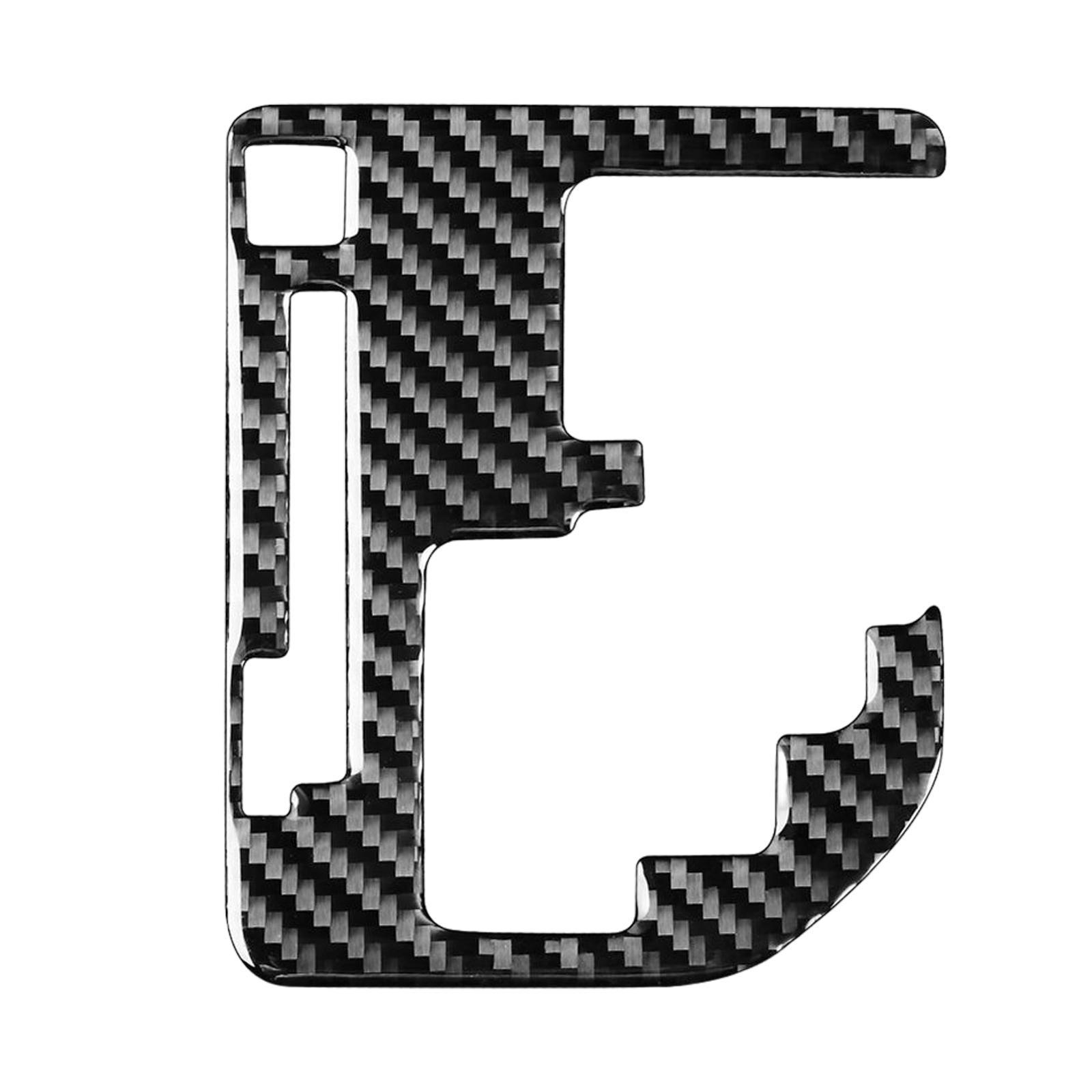 Carbon Fiber Car Interior Gear  Panel cover Replaces Protectors Stickers Guard for Easy to Install