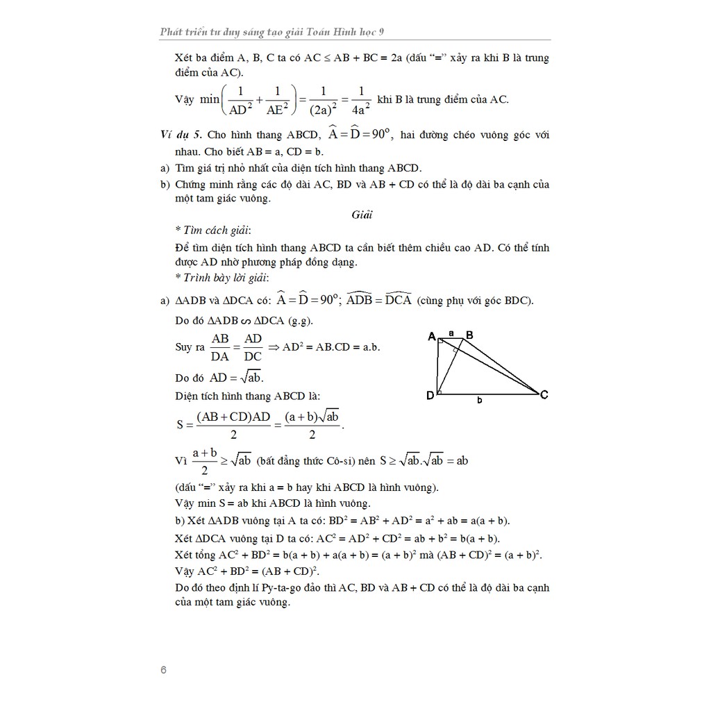 Sách - Phát triển tư duy sáng tạo giải toán Hình học 9