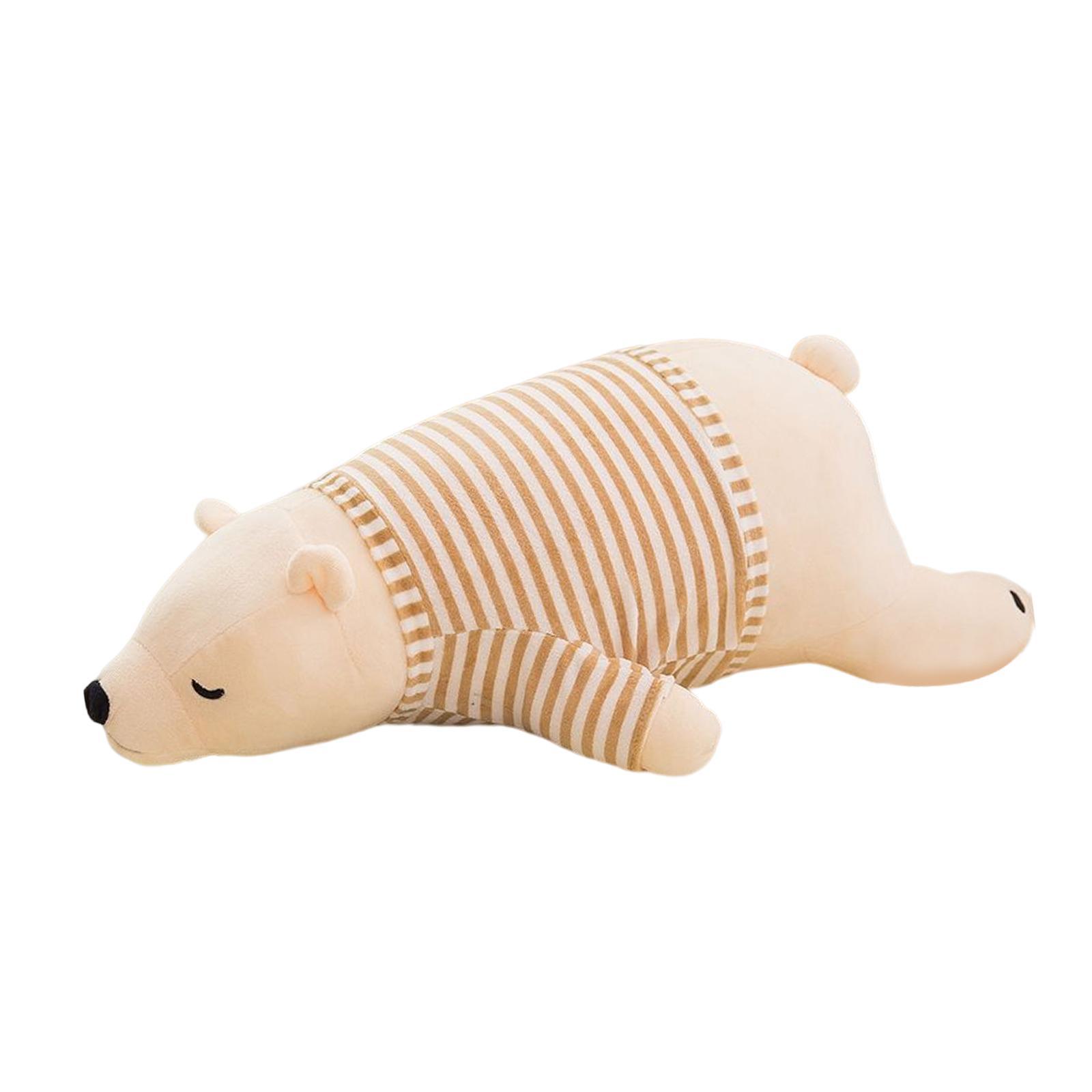 Soft Sleeping Bear Plush Doll Pillow Cartoon for Children Birthday Christmas