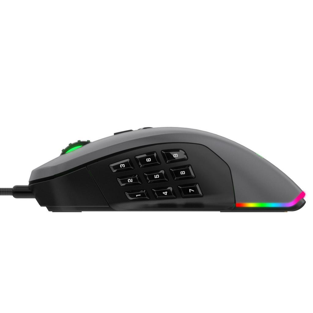 GTI USB Wired Computer Mouse, 3 Button, Scroll Wheel, Fit for Gaming, Gray