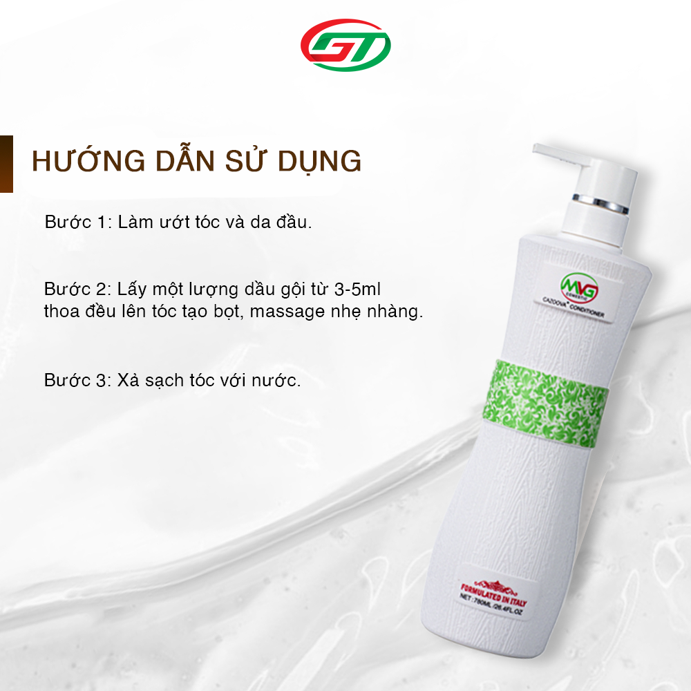 Dầu gội giảm gàu, phục hồi tóc hư tổn tóc, loại bỏ tế bào chết da đầu CAZOOVA 500ML &amp; 780ML