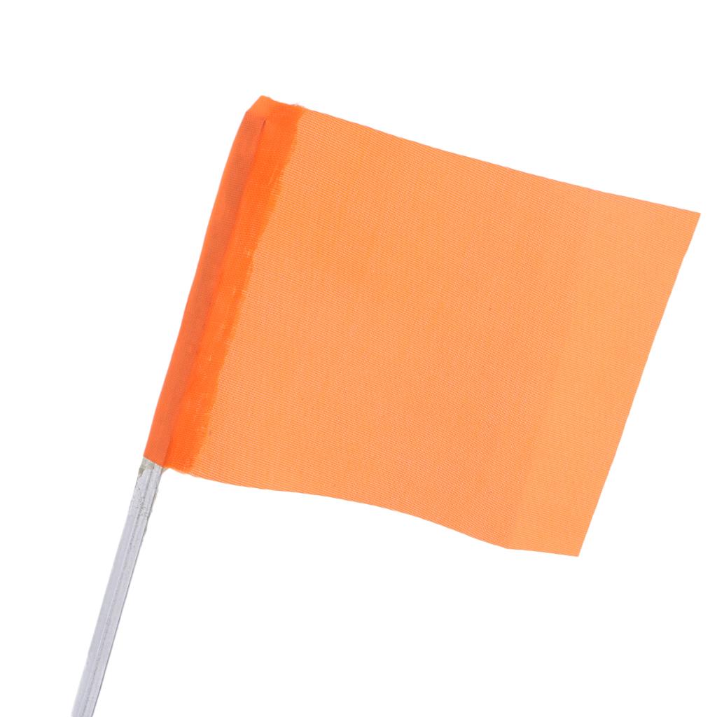 Durable Orange Flag Ice Fishing Rod Hole Cover Round Tip-Up Ice Fishing Tool