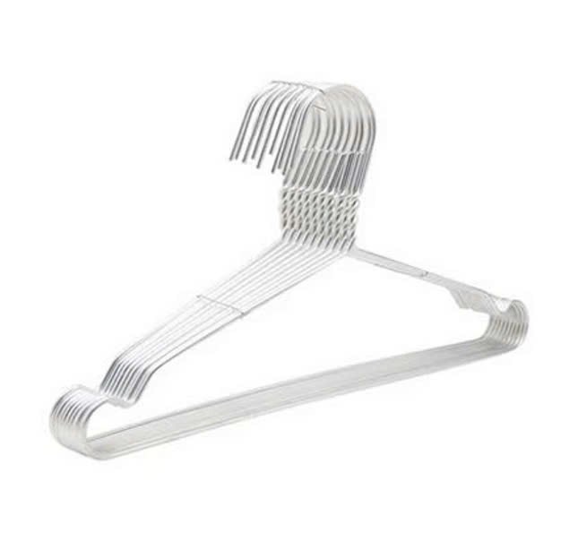 Set 9 Móc Treo Quần Áo Người Lớn Nhôm Sáng Bóng Bền Mãi Với Thời Gian Đa Năng