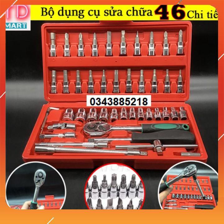 Bộ Dụng Cụ Mở Ốc Vít Bộ Dụng Cụ Sửa Chữa Đa Năng 46 Chi Tiết