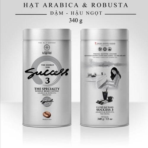 Combo 2 Hộp Cà phê pha máy Success 3 - Trung Nguyên Legend - Hạt Mộc Arabica, Robusta