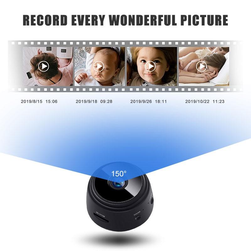 Camera mini siêu nhỏ giám sát A9 FullHD 1080p IP wifi kết nối với điện thoại, có pin