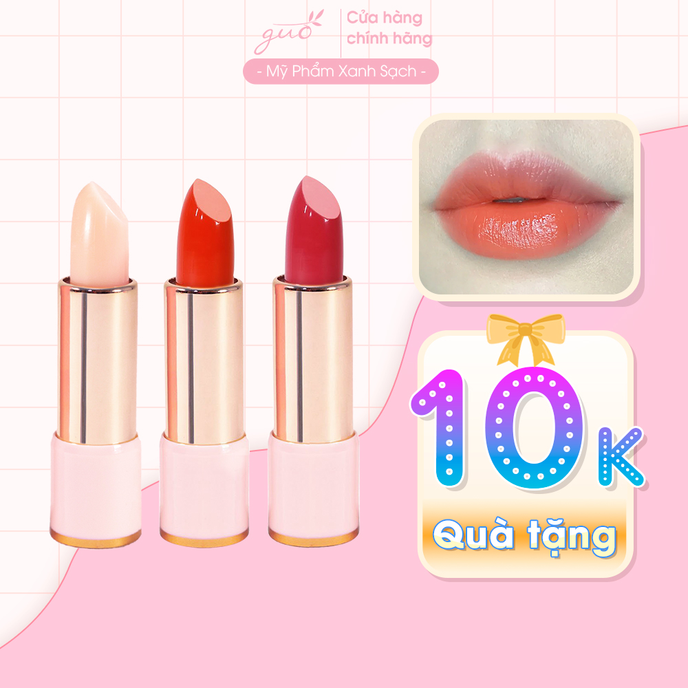 Son Dưỡng Hồng Dâu Dưỡng Ẩm Mềm Mịn GUO 5gr - GUO Rose Touch Lip Balm