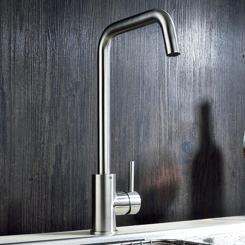 Vòi rửa chén bát chén nóng lạnh inox 304