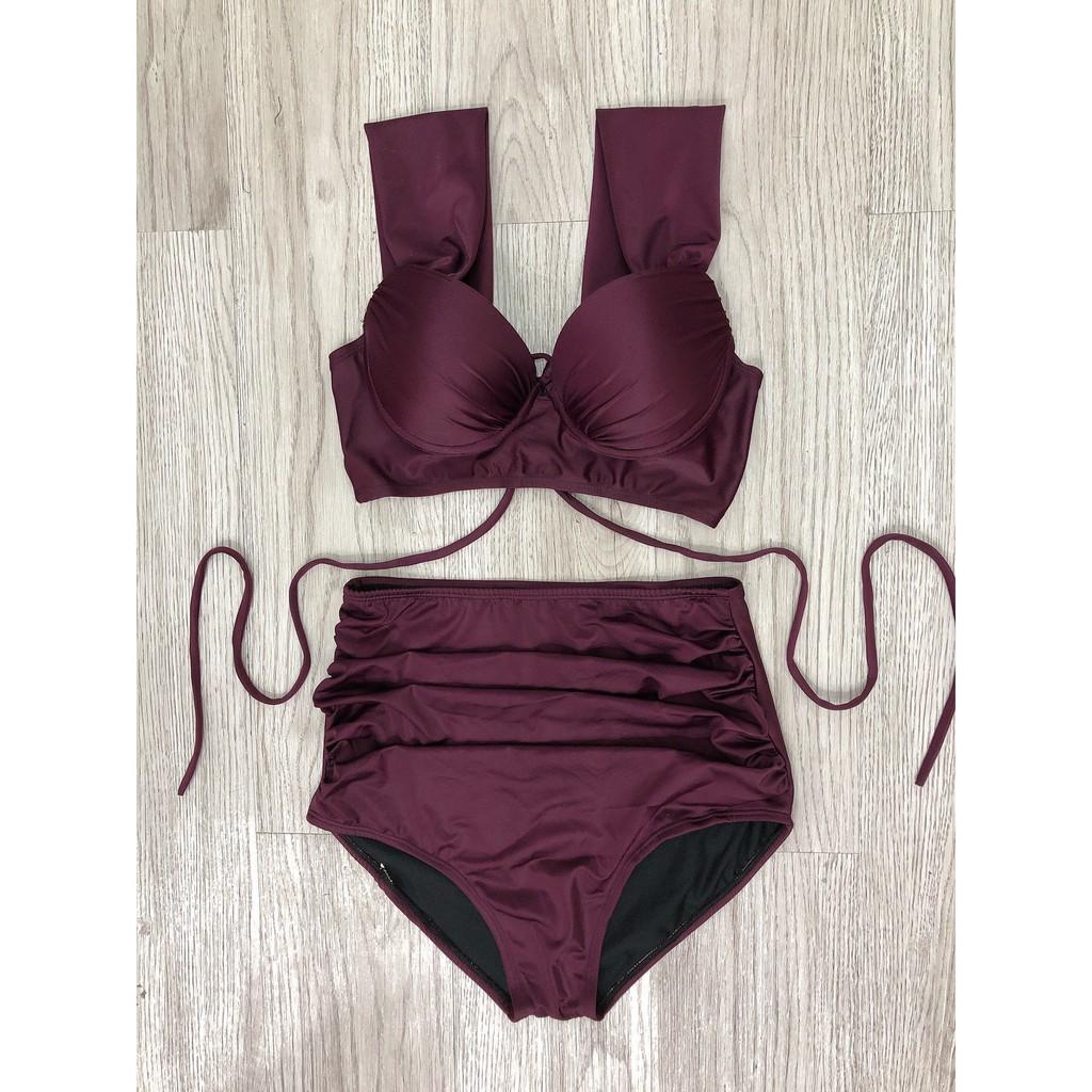 Bikini hai mảnh đẹp dây vai to mặc đi bơi đi biển mới ( Hàng loại 1)