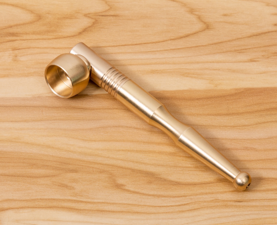 Tẩu lọc thuốc l,á bằng đồng cao cấp, Dùng cho được cả Sợi và điếu : Lớn + Vừa + Nhỏ, có thể tháo rời và vệ sinh !