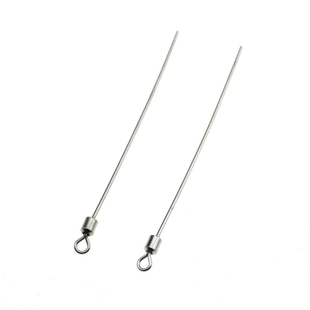 20pcs/bag Long Pole Swivel Brass Rolling Swivel with Long Pole for Sports Fishing Fishing Tackle Fishing Accessories