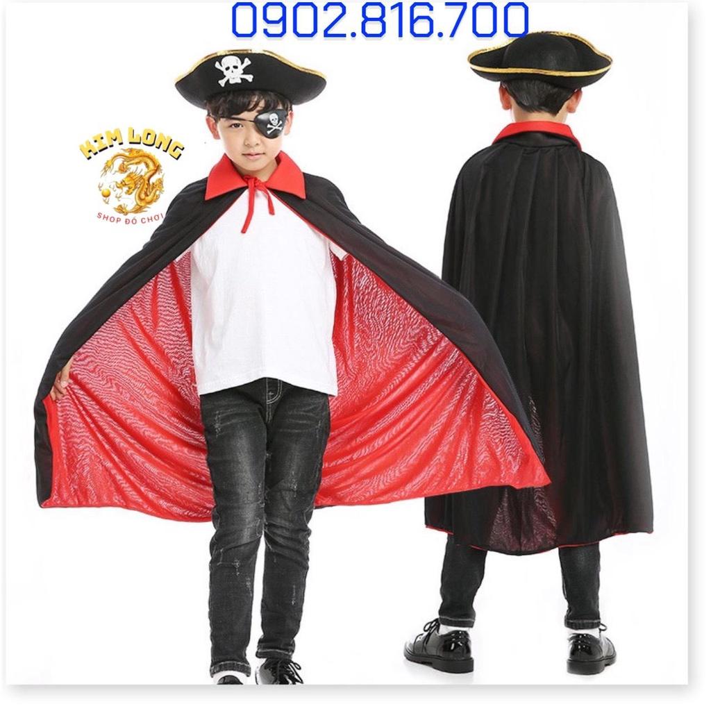 Áo choàng - Nón - Bịt mắt phụ kiện trang trí - trang phục hoá trang cướp biển lễ hội Halloween
