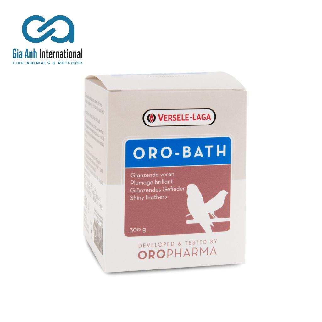 Muối Tắm Dành Cho Chim Cảnh Vẹt, Yến Hót, Finches - Versele-Laga Oropharma Oro-Bath Giúp Lông Mềm Mại Hộp 50g-300g