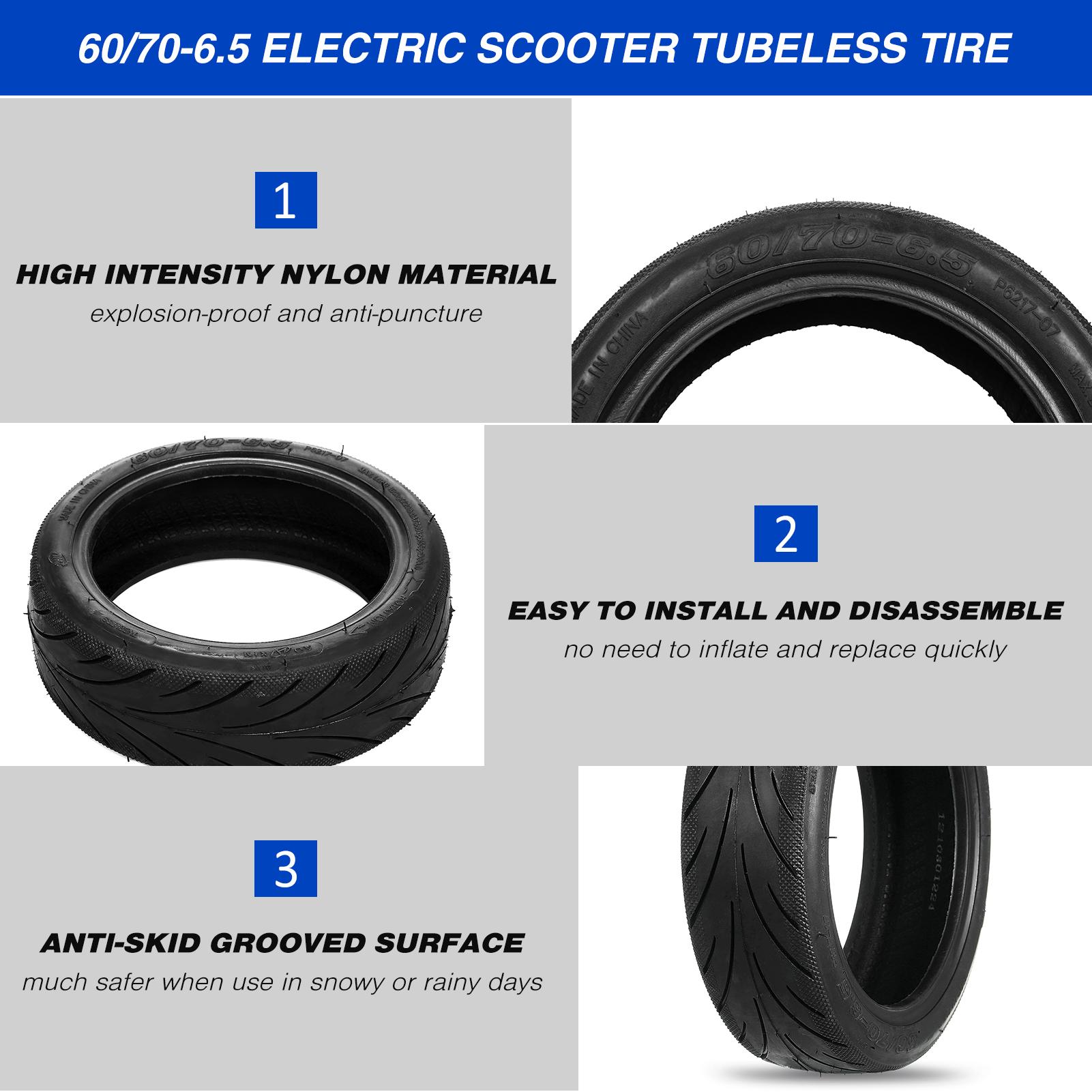 Electric Scooter Tubeless Tire Thicken Explosion Proof Tire Replacement No Inflation Tire for G30 Elctric Scooter