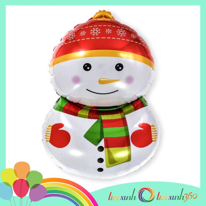 Bong bóng Noel hình người tuyết