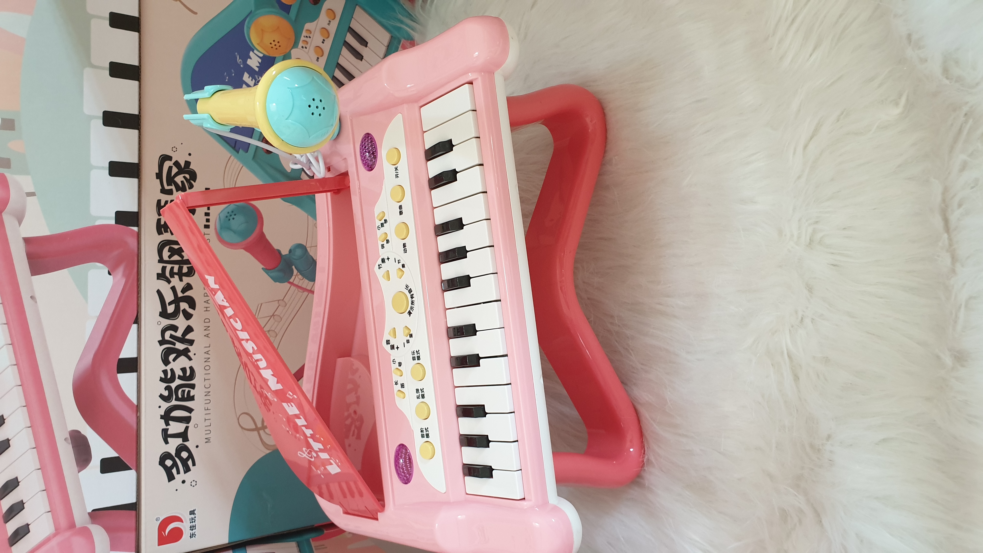 Đàn Piano Mini Kèm Micro Cho Bé Tập Đàn Hát