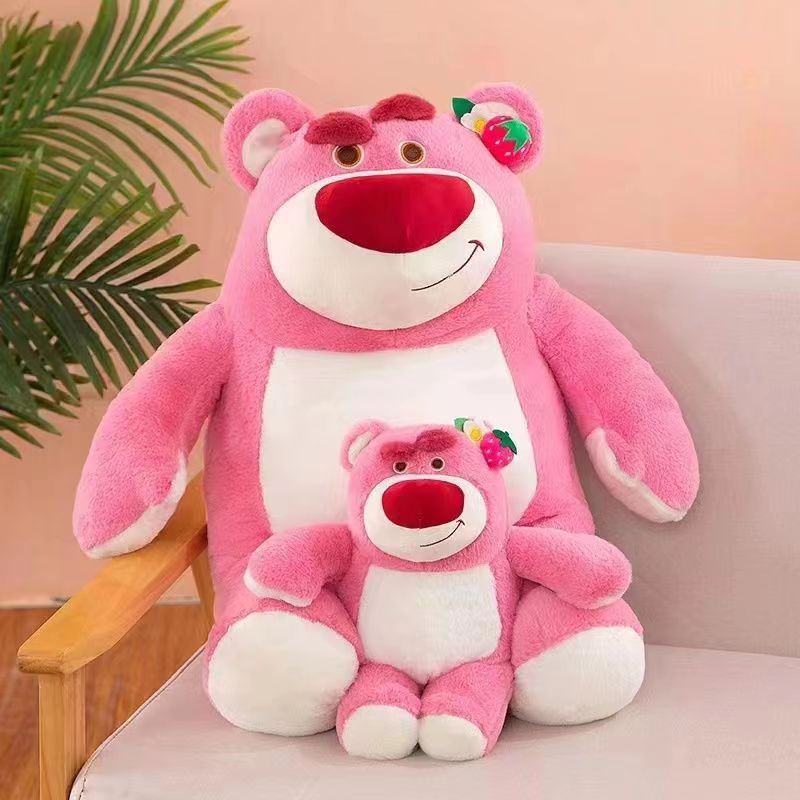 Gấu bông Lotso Tai dâu đứng lông tuyết