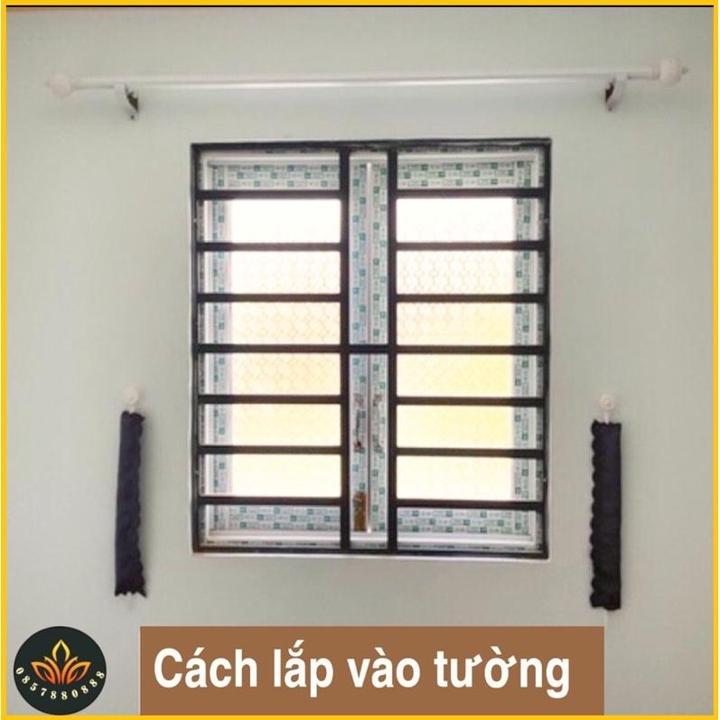 Thanh treo rèm,Ray treo rèm cửa,Khung rèm 2 lớp, Ống sào treo rèm