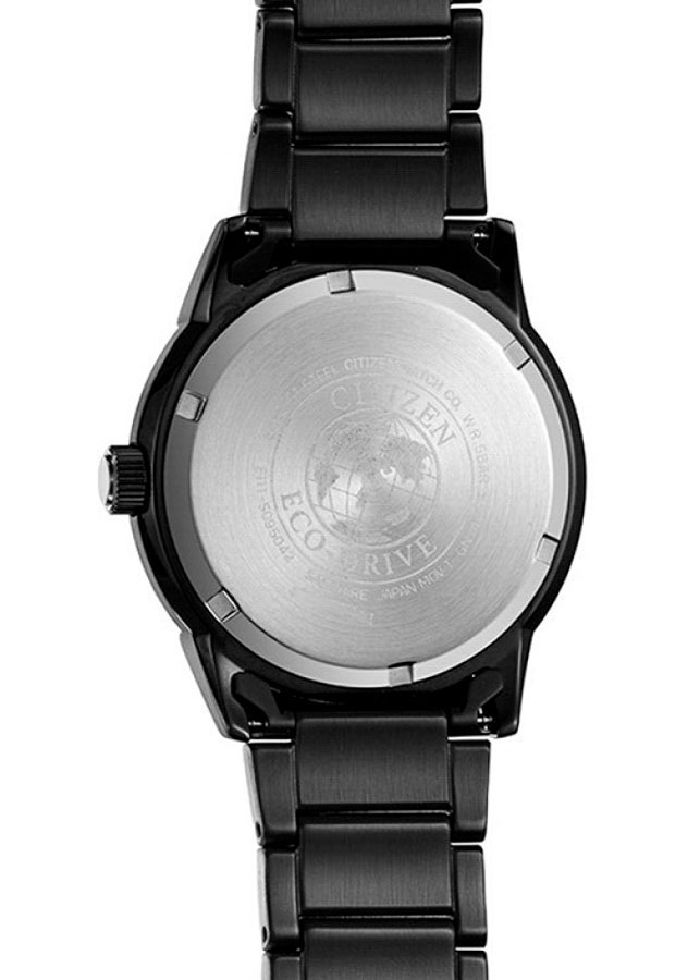 Đồng Hồ Nam Citizen Dây Thép Không Gỉ BM7145-51E - Mặt Đen (Sapphire)