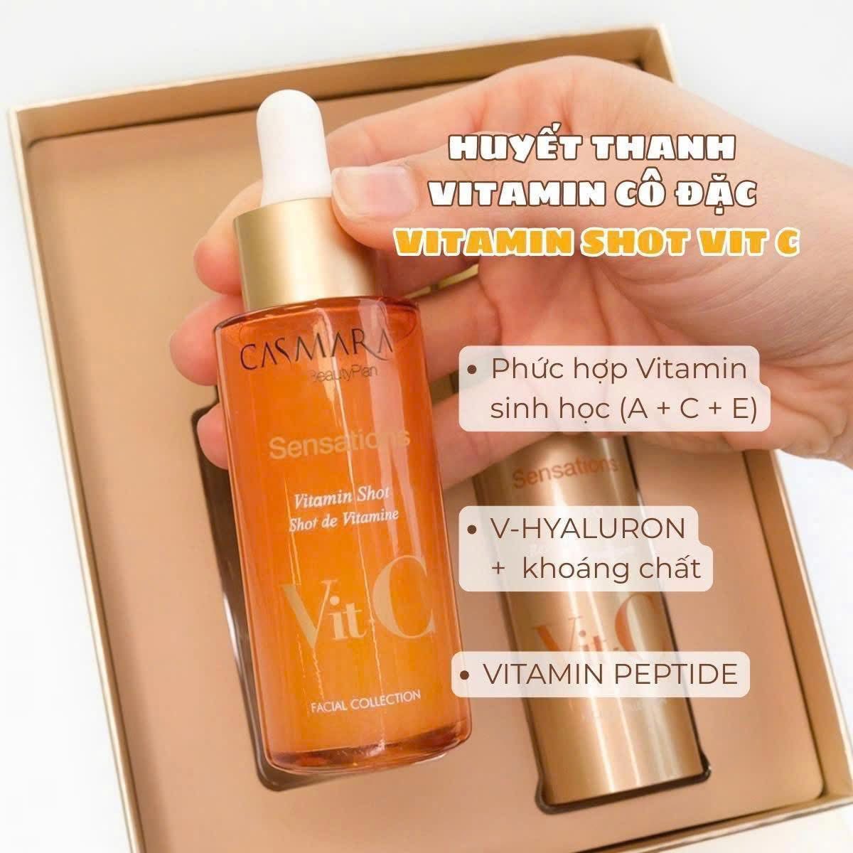 [Công ty] Huyết thanh vitamin tái tạo da Casmara Vit-C Sensations Vitamin Shot 50ml