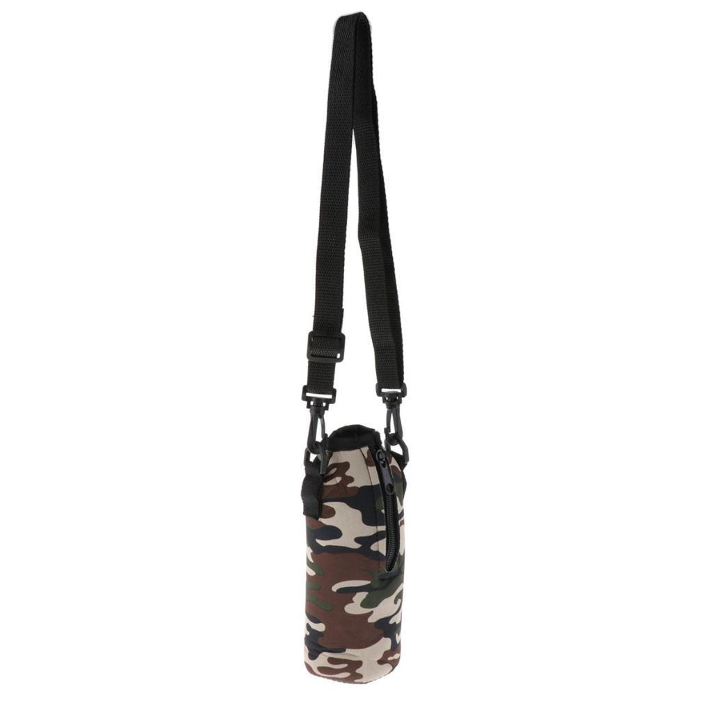 1.5L Water Bottle Holder Carrier Pouch Sleeve Bag Camping Hiking Black