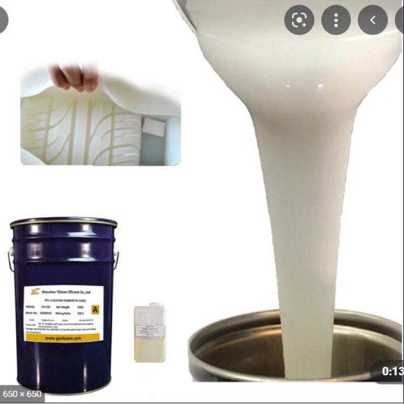 1 Kg Silicon Trắng Mau khô Làm Khuôn Dẻo Đàn Hồi - Trường Thịnh Sài Gòn