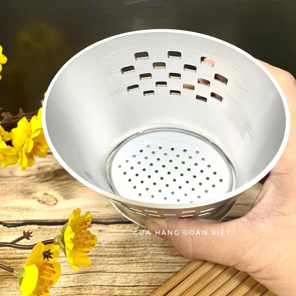 Ống vắt đũa muỗng, ống đựng đũa muỗng tiện lợi hình oval sang trọng - Nhôm dày cao cấp 14cm