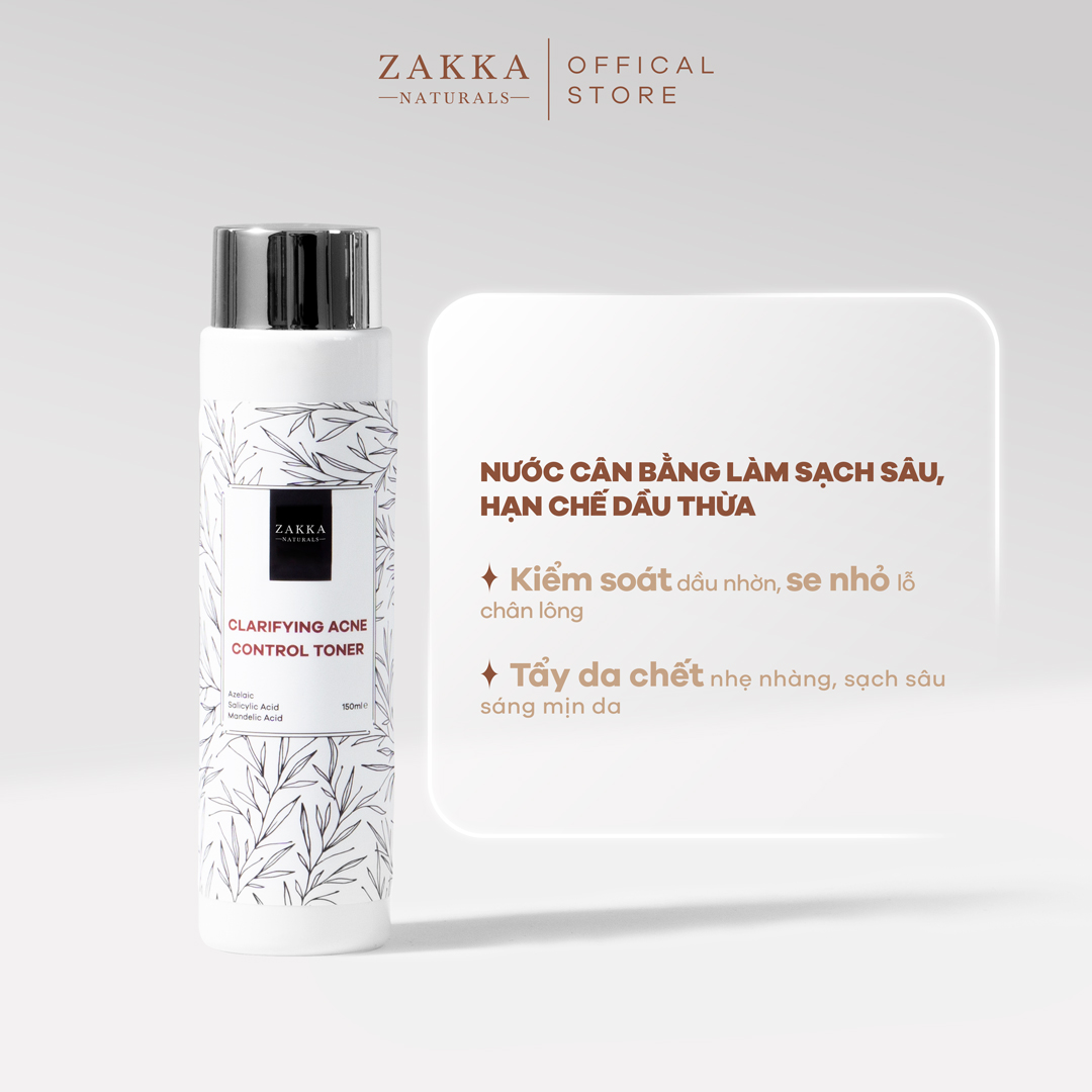 Bộ Chăm Sóc Da Mụn Chuyên Sâu Zakka Naturals