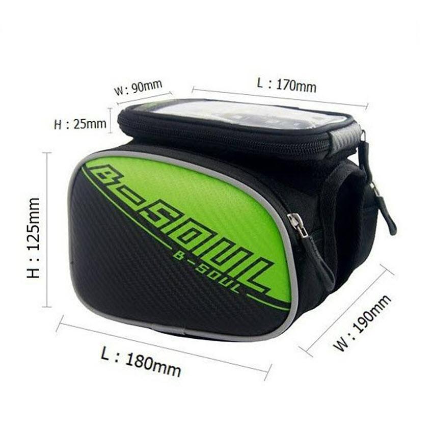 Túi treo sườn xe đạp - túi treo xe đạp cảm ứng vừa điện thoại 6.6 inch chống thấm nước tiện dụng