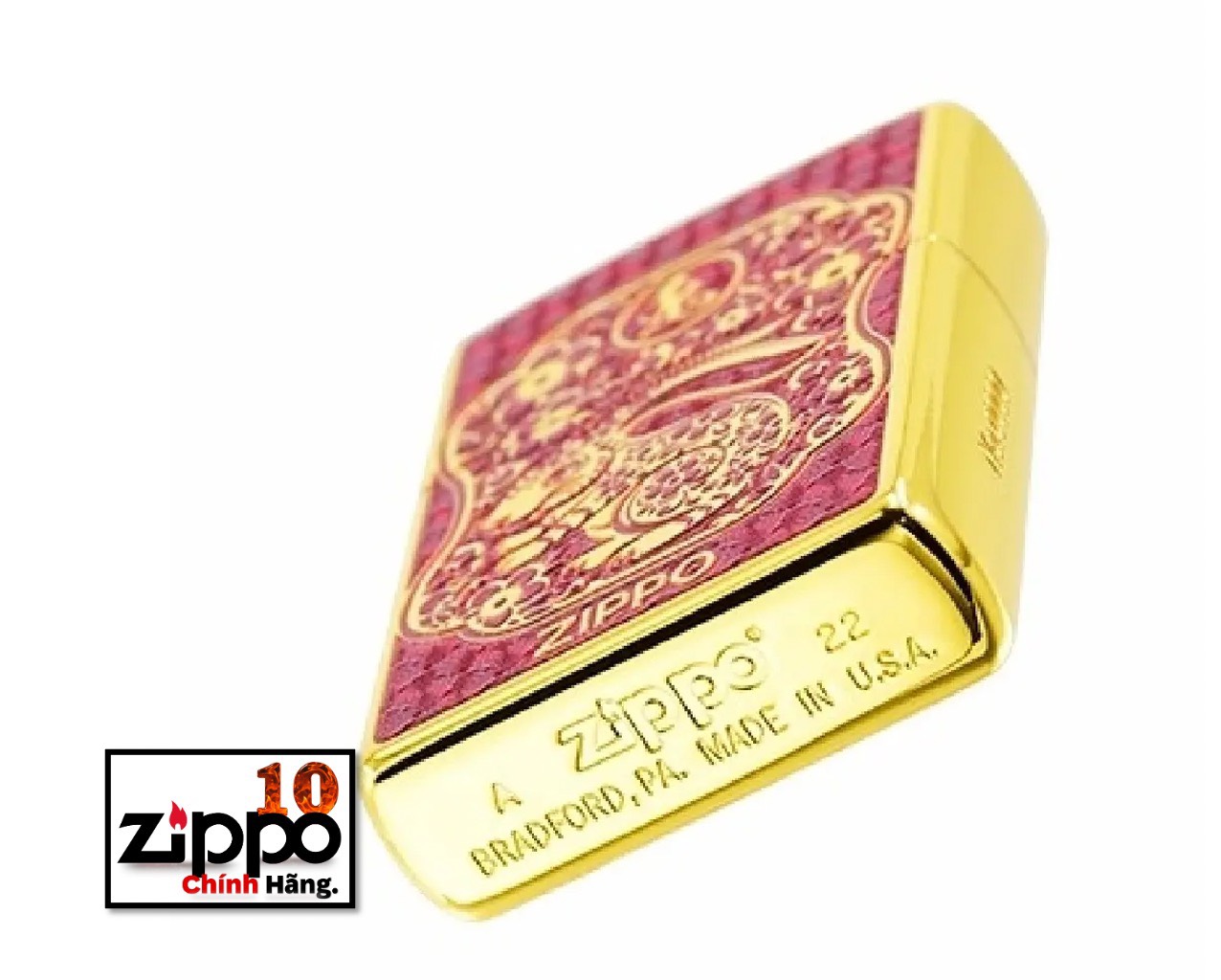 Bật lửa Zippo CZA-2-28 Year of the Rabbit Asia Limited Edition-(Bản giới hạn) Chính hãng 100%