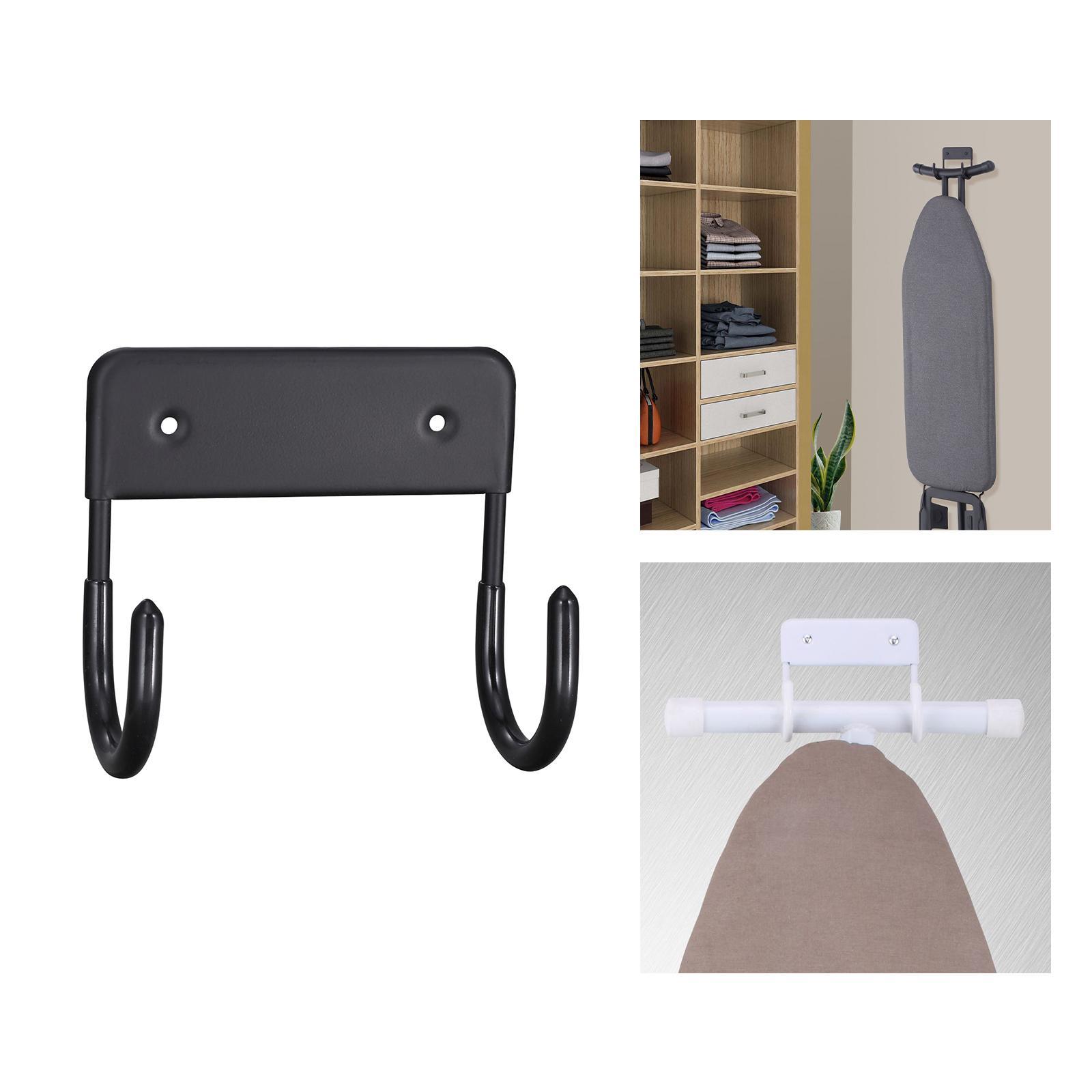 Board Rack Ironing Board Storage Organizer black