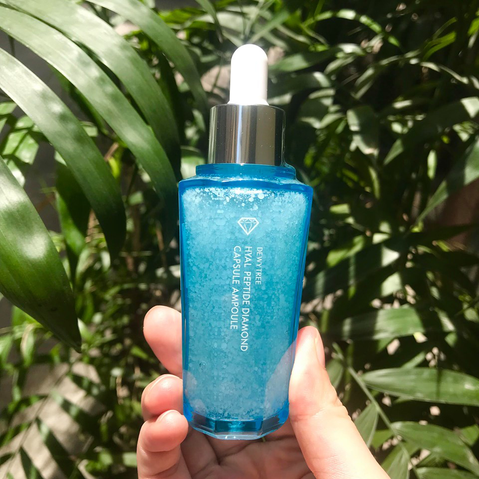 Serum Tinh Chất Tinh Thể Kim Cương Dưỡng Ẩm Trắng Da Se Khít Lỗ Chân Lông Phục Hồi Trẻ Hóa Da Dewytree Hyal Peptide Diamond Capsule Ampoule (50ml)