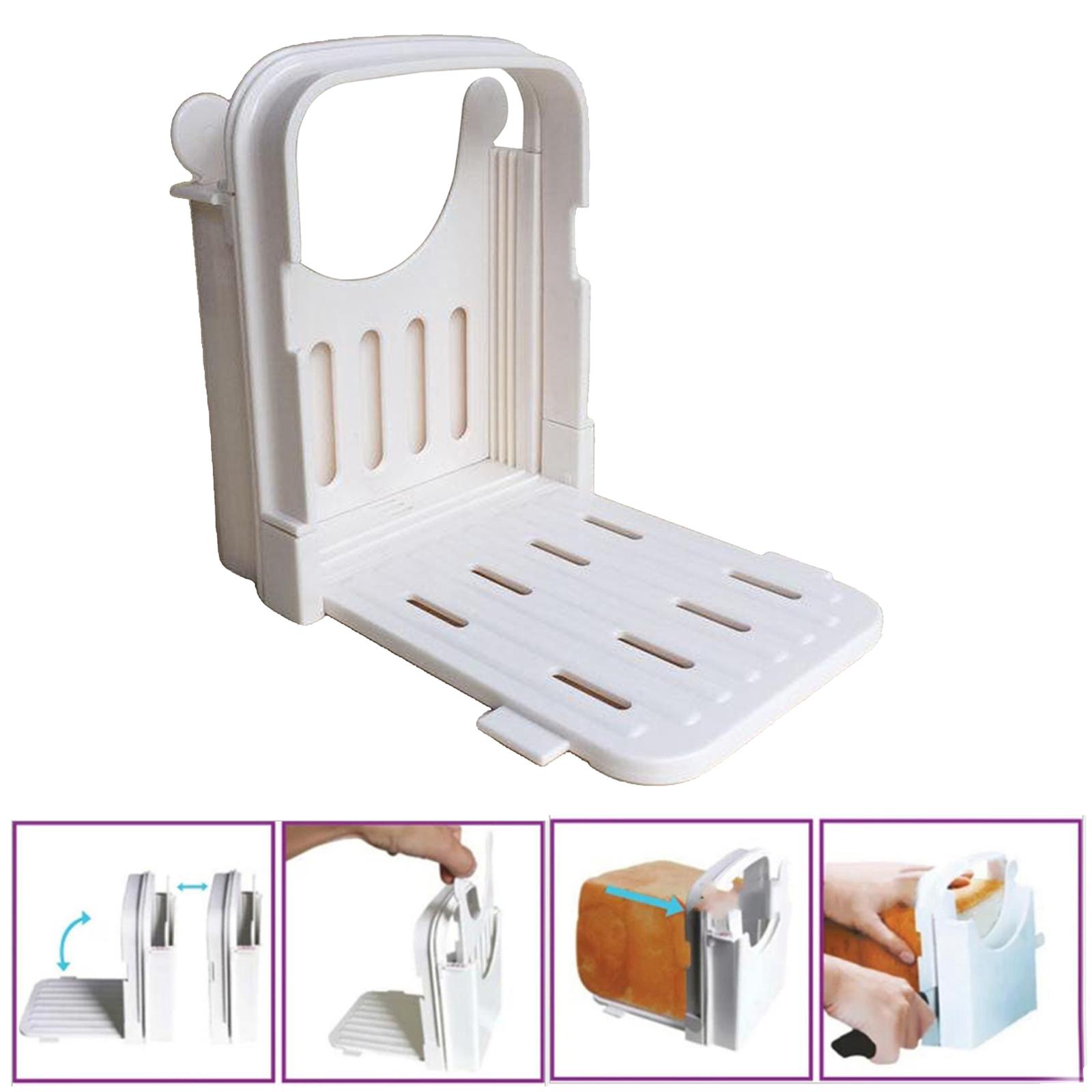 Foldable Bread Toast Slicer Loaf Slicer Bagel Slicing Cutter