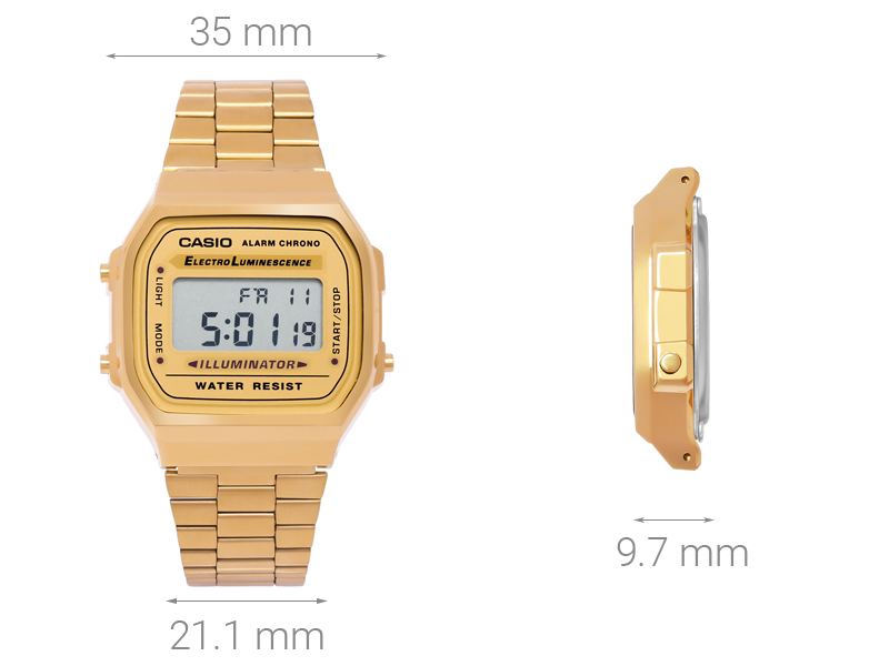 Đồng hồ unisex Casio A168WG-9WDF