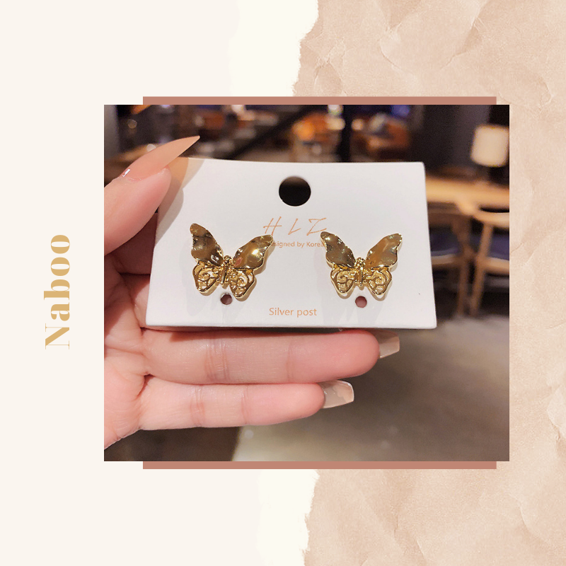 Bông tai bướm xinh xắn và dễ thương cho nữ