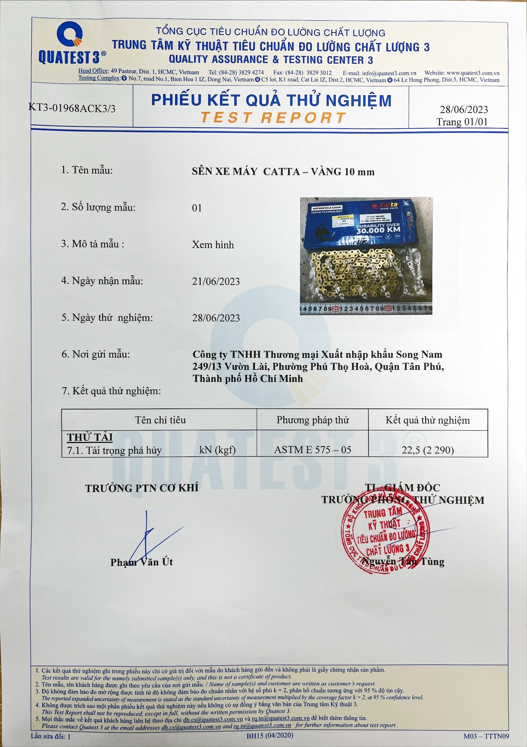 Nhông sên dĩa EXCITER 150 - Nhông sên dĩa CATTA chất lượng cao