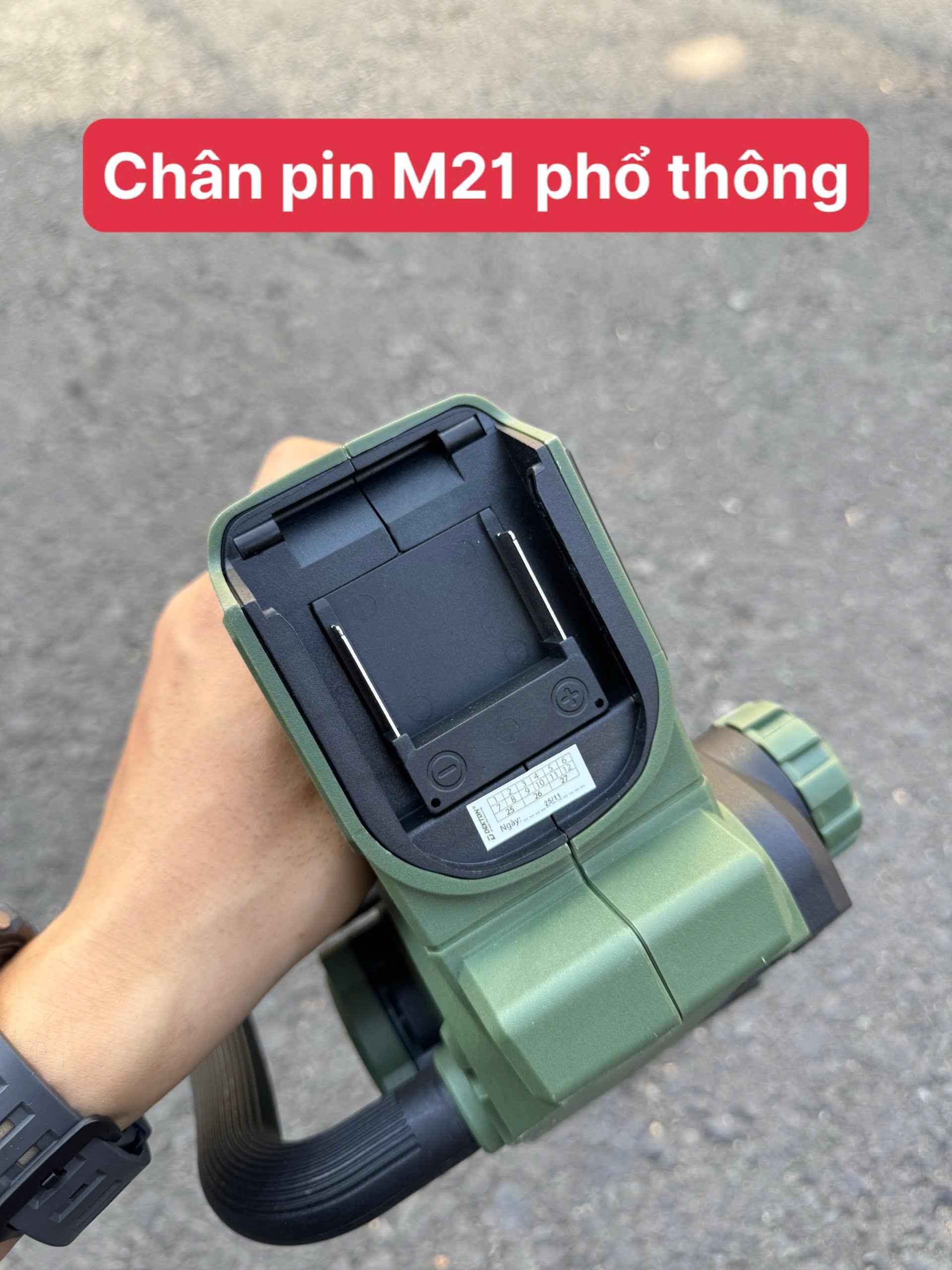 THÂN MÁY CƯA XÍCH PIN 12 INCH BRUSHLESS (13M/S) MÀU OLIVE M21-CX12XPLUS DEKTON - HÀNG CHÍNH HÃNG