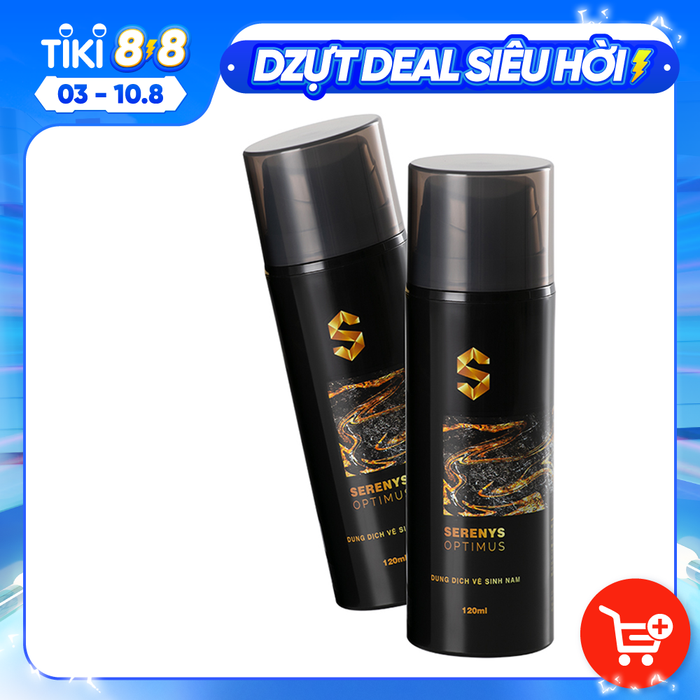 Combo 2 Gel vệ sinh nam Serenys Optimus 120ml - Dung dịch vệ sinh phụ khoa nam giới